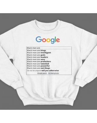 Прикольный свитшот с надписью "Google..." 
